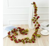 2.5m Rose Artificial Silk For Wedding Garland  Fake Plant Flowers Vine Home Room Wedding Wall Hanging Garden Arch DIY Decoration