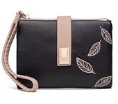 Carterasparahombre Monedero Mujer, Cartera Cuero Mujer, Cartera Pequeña Mujer Cartera Pequeña Suave Cómoda y Dulce con Muchas Ranuras para Tarjetas