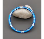 38mm*31.5mm Flat Resin Aluminium Watch Bezel Insert Fits SKX007 SKX009 SRPD Watch Case NH36 NH35 Movement Men Watch Parts