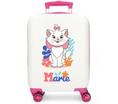 Disney Maleta De Cabina ABS Rígida Marie In White Blanco