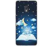 Tumundosmartphone Funda Gel Tpu para Alcatel 1C 2019 diseño Libro Cuentos Dibujos