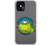 Funda compatible con iPhone 12 - 12 Pro - Monstruo verde
