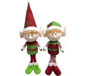 Gerimport Elfo de Pie Decorativo Navidad 52 Cm - Adornos y Modelos Navideños
