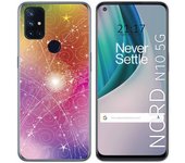 Tumundosmartphone Funda Gel Tpu para Oneplus Nord N10 5G diseño Abstracto Dibujos