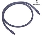 LED M4 Black Silver Microphone Positioning Hose Two External Teeth M4 Flexible Snake Tube Goosenecks Snake Tube