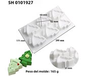 Christmas Tree Snowflake Christmas Decoration Tools Christmas Hat Silicone Cake Molds Kitchen Bakeware Mousse Chocolate Moluds