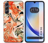 Funda Silicona para Samsung Galaxy A34 5G diseño Mármol 12 Dibujos