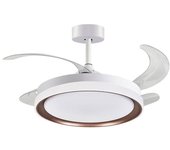 BEL AIR HOME Ventilador de Techo Kigali 72W Aspas Retráctiles Mando a Distancia