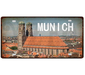 Vintage Ibiza Egypt Munich Haikidiki City Metal Sign License Plate  Wall Art Decor for Home Shop Club Bar  xCM DCA