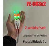 2pcs Night Fishing Electronic Float Large Buoyancy Buoy Led Luminous Cr425 Summer Luminous Fishing Gear Fishing Gear 2024 New