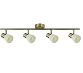 Fabrilamp - Regleta Cholo 4xe14 Cuero  16x69,5x8,5 Cm