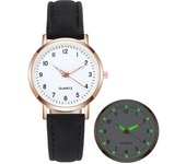 Reloj luminoso digital Simple para hombre y mujer, reloj de cuarzo informal de cuero esmerilado pequeño y fresco para mujer