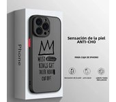 Cute Design Phone Case For iPhone 16 15 14 13 12 11 Mini Pro Max XSMax Plus Art Graffiti Matte J-Jean M-Michel B-Basquiat Cover