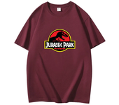 Jurassic Park T-Shirt Men 100% Cotton Printed T-Shirts Casual Women Funny Tops Jurassic World Tees Short Sleeve Cool T-shirt