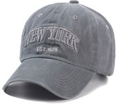 2024 New York Washed Cotton Cap For Men Women Gorras Snapback Caps Baseball Caps Sun protection Casquette Dad Hat Outdoors Cap