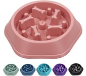 Cuenco de Alimentación slow para Perros, Cuenco de comida para Perros antiasfixia, Cuenco Interactive type rompecabezas
