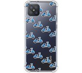 Tumundosmartphone Funda Silicona Antigolpes para Oppo Reno 4Z 5G diseño Scooter Dibujos