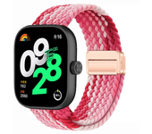 Braided Solo Loop For Redmi Watch 4 Magnetic Buckle Strap Watchband  For Xiaomi mi Band 8 Pro Adjustable Bracelet Wristband Band