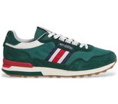 Pepe Jeans | Zapatillas de piel Brit Cover Kingston Heritage verde