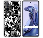 Funda Silicona para Xiaomi 11T 5G / 11T Pro 5G diseño Snow Camuflaje Dibujos