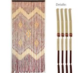 SANCO STORE - SATURNIA Cortina Puerta 42 Tiras Bambu 90x200 cm.