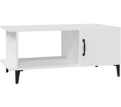 vidaXL Mesa de centro madera contrachapada 90x50x40 cm Blanco, Negro, Gris hormigón Mesita de Salón o Comedor o Auxiliar Mesa de Café Meuble Salón