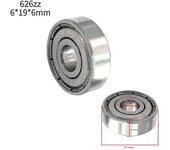 10-100pcs Ball Bearings 608zz 623zz 625zz 626zz 685zz 688zz 608zz Deep Groove Carbon Steel For Skateboard Roller Skate Bearings