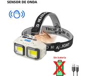 Powerful LED Induction Headlamp 4 Lighting Modes Type-C Charge Head Flashlight Outdoor Waterproof Camping Fishing Headlight