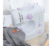 Máquina de coser eléctrica para el hogar, tamaño pequeño, totalmente automática, con overlock