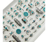 20pcs/Lot Factory In Stock HOT Bohemia Vintage Finger Rings For Women Mix Style And Size Fashion Gothic Crown Party Jewelry Girl
