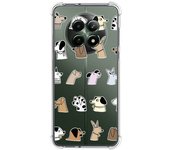 Tumundosmartphone Funda Silicona Antigolpes para Realme 12 5G / 12x 5G diseño Perros Dibujos