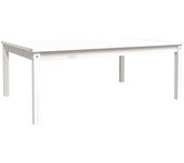 Mesa de Jardín Madera Maciza Pino Blanco 121x82,5x45 cm