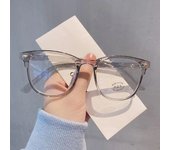 Anti-Blue Light Glasses Ladies Flat Mirror Blu-ray Computer Goggles Retro Glasses Frame Women's Square Frame