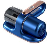 BIT Aspiradora de Ácaros, 13 KPa Aspiradora antiácaros de Mano con Luz UV, aspiradora de Mano con Filtro HEPA, destruye el 99,99% de Todos los ácaros para Camas, Almohadas, sofás y alfombras (Gris)