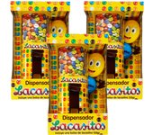 Lacasitos pack 3X dispensador de grageas 150g
