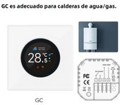 TUYA WiFi Smart Knob Thermostat Floor Heating Water Gas Boiler Home Room Programmable Temperature Controller Alexa Google Home