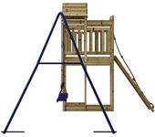 vidaXL Parque infantil de exterior madera de pino impregnada