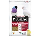 Versele-laga, Nutribird C-19 Original, 3kg, Comida para Canarios, Fringílidos Exóticos y Europeos, Nutrición en pellets de calidad