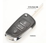 jingyuqin CE0523 Modified Key Shell For Peugeot 306 407 807 Partner For  Remote VA2/HU83 Blade Entry Fob Case 2/3 Button