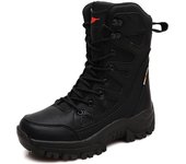 New Style Ultralight Breathable Mesh Canvas Tactical Boots Mens Spring Summer Outdoor Hiking Shoes Army Fan Combat Training