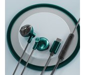 Type-C In-Ear Wired Karaoke Headphones 3.5mm Stereo Music Earbud Handfree Headset Earphones with Mic For Xiaomi For Huawei