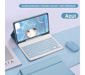 For Samsung Galaxy Tab A9 Plus Keyboard Case for S6 Lite 10.4in S7 S8 S9 11in S7+ S8+ S9+ S9 FE+ 12.4in Tablet Cover