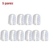 1/5/10/20Pcs Silicone Toe Caps Anti-Friction Breathable Toe Protector Prevents Blisters Toe Caps Cover Protectors Foot Care Tool
