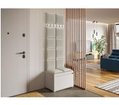 Conjunto pasillo Trenton 131 , Muebles ES, Aglomerado laminado, Tapiz, 64.5 x 207 x 34cm