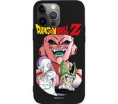 Funda original compatible con iPhone 13 Pro Max Negro con un diseño de Dragon Ball Z Freeza Cell y Buu