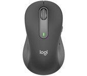 Mouse raton logitech m650 para zurdos optico wireless inalambrico negro