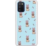 Funda compatible con Samsung Galaxy A03s - Be Unique Funda Gel perronejo