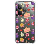 Tumundosmartphone Funda Silicona Antigolpes para Realme GT 6 / GT 6T 5G diseño Dulces 01 Dibujos