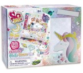 Set artesania con cristales infantil para formar marco de unicornio de SoYou 22-211
