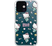 Funda original compatible con iPhone 13 Mini - Hello Kitty patron stickers